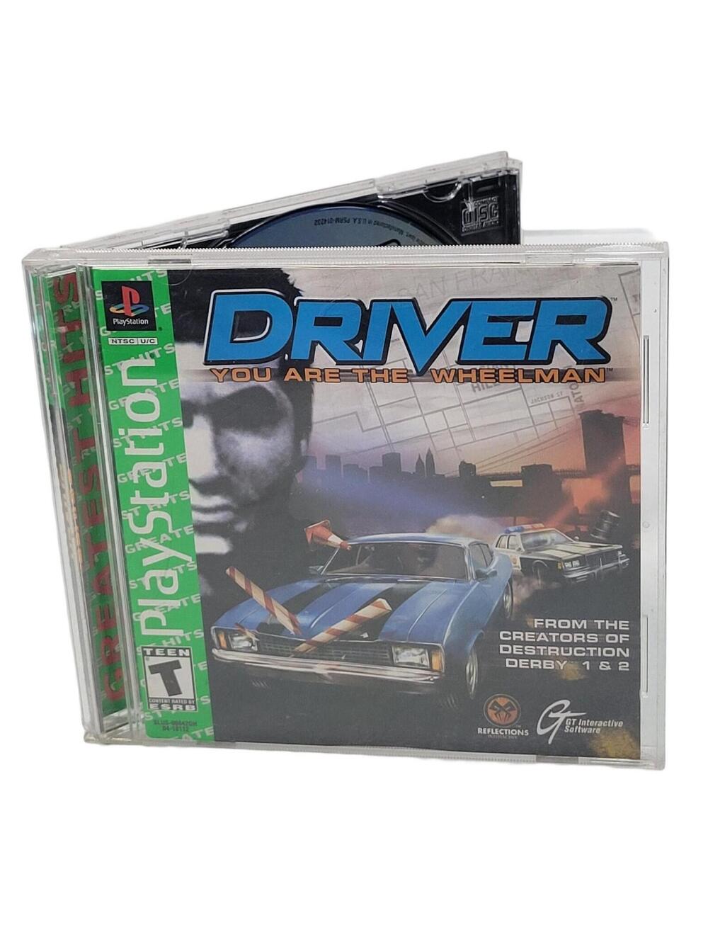 Driver [Greatest Hits] (Sony PlayStation 1, 1999) CIB Complete With Manual